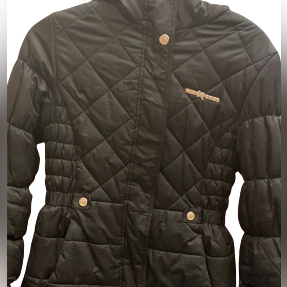 Black Quilted Puffer Jacket